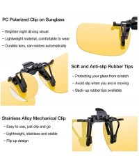 Round Polarized Mens Classic Trendy Stylish Sunglasses UV400 Clip-on Over Precription Glasses NCS004 - C718Z9LQI3N $35.24