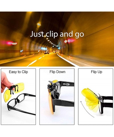 Round Polarized Mens Classic Trendy Stylish Sunglasses UV400 Clip-on Over Precription Glasses NCS004 - C718Z9LQI3N $35.24