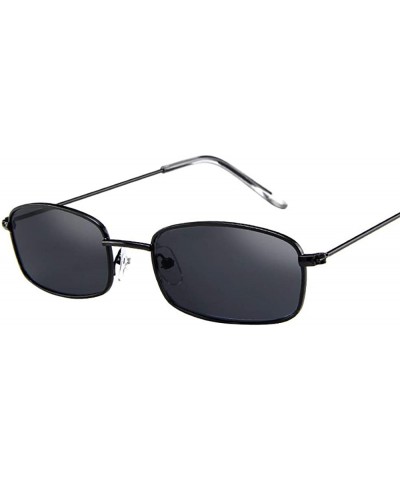Square Classic Vintage Polarized Sunglasses Protection - A - CQ18YKAY36A $7.94