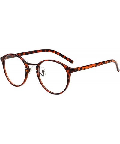 Aviator Vintage Round Clear Glasses Non-Prescription Eyeglasses Frames for Women Men - C01943NSDKU $11.19