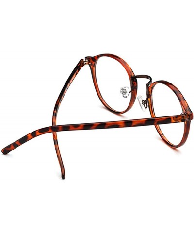 Aviator Vintage Round Clear Glasses Non-Prescription Eyeglasses Frames for Women Men - C01943NSDKU $11.19