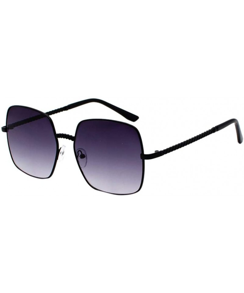 New Square Sunglasses- Men & Women's Unisex Ultra Lightweight Metal ...