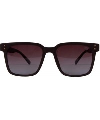 Square p534 Classic Square Polarized- for Mens 100% UV PROTECTION - Brown-brown - C4192TC2E6A $26.46