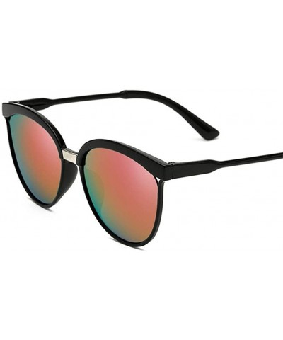 Oversized Cat Eye Sunglasses Women Oversized Steampunk Vintage Sun Glasses For Ladies - Purple-lens - CL18WXRDHN3 $46.15