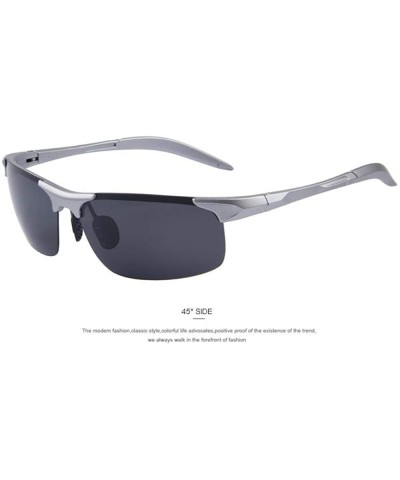 Aviator 100% Polarized Driver Driving Sunglasses TR90 Ultra Lightweight C02 Blue - C04 Sliver - CR18XHGRWK5 $19.75