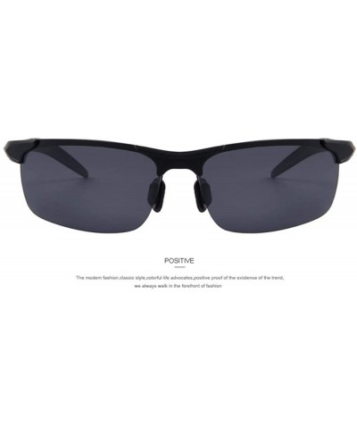 Aviator 100% Polarized Driver Driving Sunglasses TR90 Ultra Lightweight C02 Blue - C04 Sliver - CR18XHGRWK5 $10.28