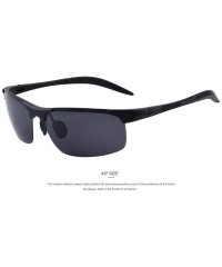 Aviator 100% Polarized Driver Driving Sunglasses TR90 Ultra Lightweight C02 Blue - C04 Sliver - CR18XHGRWK5 $10.28