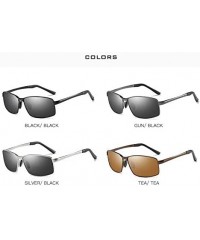 Oversized Womens Sunglasses mens polarized lenses driving lightweight UV cut UV cut fishing sport tennis Glasses - 01black - ...