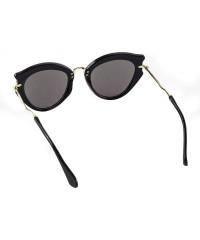 Cat Eye Women's Sunglasses with Reflective Lense - Cat Eye Design - CH18TI3E83M $8.38