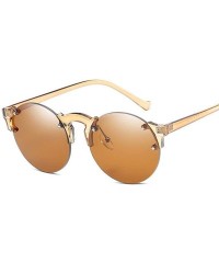 Rimless Fashion Rimless Sunglasses Women Brand Design Female Sun Glasses Ladies 1 - 8 - CQ18XGEO08Z $9.62