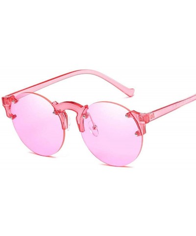 Rimless Fashion Rimless Sunglasses Women Brand Design Female Sun Glasses Ladies 1 - 8 - CQ18XGEO08Z $9.62