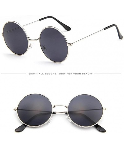 Round Women Men Vintage Retro Glasses Unisex Driving Round Sunglasses - C918EUIL7WI $10.39