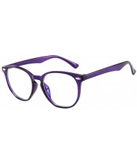 Oval Bold Retro Oval Mod Thick Frame Sunglasses Round Lens Clout Oval Goggles Outdoor Sports Beach Trip - CS194Z4Z9GA $16.70