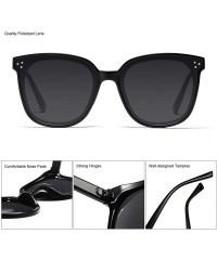 Oval Polarized Sunglasses for Women/Men Vintage Womens Sunglasses Driving Sun Glasses Oversized - CW18STRO982 $10.45