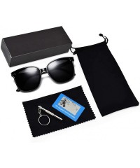 Oval Polarized Sunglasses for Women/Men Vintage Womens Sunglasses Driving Sun Glasses Oversized - CW18STRO982 $10.45