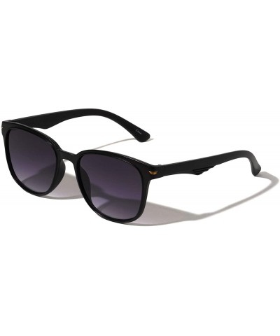 Round Classic Retro Round Color Sunglasses - Smoke - CS197LYZ3X4 $26.65