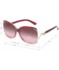 Oversized Fashion Oversized Vintage Flower Women Sunglasses Uv400 Protection Polarized Ladies Full Frame Sunglasses 1558 - CB...