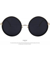 Round Fashion Women Round Sunglasses Brand Designer Classic Shades Men C01 Black - C03 Gradient - CS18XEC3XXU $14.11