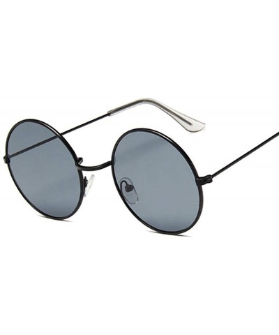 Rimless Small Round Sunglasses Women Famous Vintage Sun Glasses Female Retro Personality Metal Eyewear Style - Goldred - CU19...