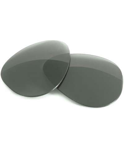 Aviator Non-Polarized Replacement Lenses for Ray-Ban RB3025 Aviator Large (58mm) - Grey - CL11U96R6CR $41.79