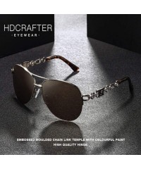 Aviator Women's Lightweight Oversized Aviator sunglasses - Mirrored Polarized Lens Men/Women - Brown - CF18SZ8S2Y5 $45.13
