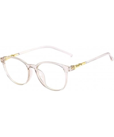 Aviator Trendy Unisex Stylish Square Non-Prescription Eyeglasses Glasses Clear Lens Eyewears - Gray - CS196EXMD0Q $8.30