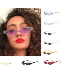 Round Sunglasses for Women Vintage Round Polarized - Fashion UV Protection Sunglasses for Party - L_white - CR194AALYW6 $24.04