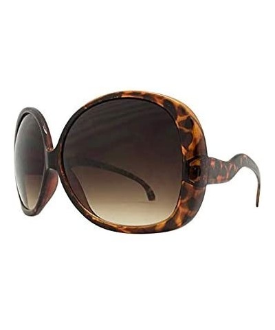 Square Big Huge Oversized Vintage"Jackie O" Style Sunglasses Retro Women Celebrity Fashion - CQ18HU9RA9S $15.34