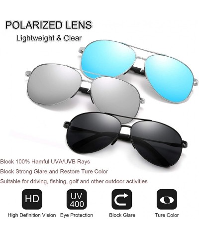 Polarized Aviator Sunglasses for Men and Women-UV400 Protection