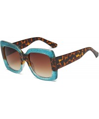 Sport Oversized Sun Glasses- Two-Tone Sunglasses for Women S1045-6 - S1045-c3 - C918EMUDOE0 $19.84
