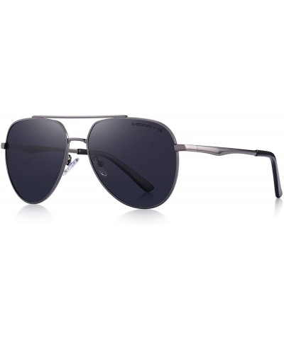 Aviator Classic Pilot HD Polarized Sunglasses for Men Women Fashion Driving sun glasses 60mm S8316 - Gray - CJ18KIEW4NA $13.66