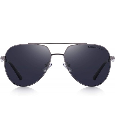 Aviator Classic Pilot HD Polarized Sunglasses for Men Women Fashion Driving sun glasses 60mm S8316 - Gray - CJ18KIEW4NA $13.66