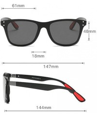 Square Female Computer Blue Light Blocking Glasses TR90 Frame Polarized Clip On Sunglasses for Men - Shiny Black - CP18XE0UG9...