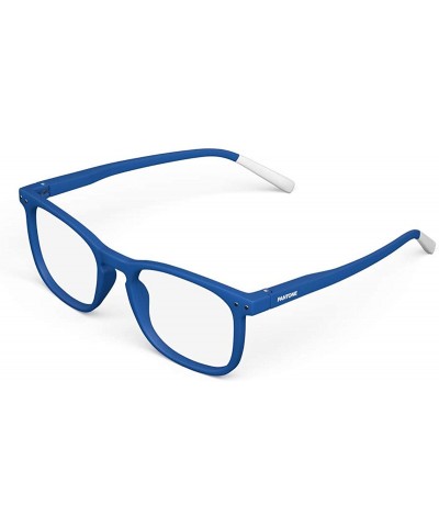 Rectangular N Three Blue/Clear Lens Eyeglasses +2.00 - CP18G5Q3QMG $39.88