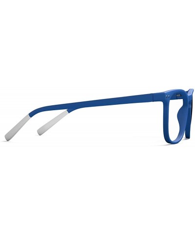 Rectangular N Three Blue/Clear Lens Eyeglasses +2.00 - CP18G5Q3QMG $39.88