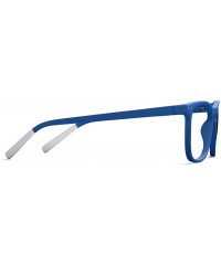 Rectangular N Three Blue/Clear Lens Eyeglasses +2.00 - CP18G5Q3QMG $39.88