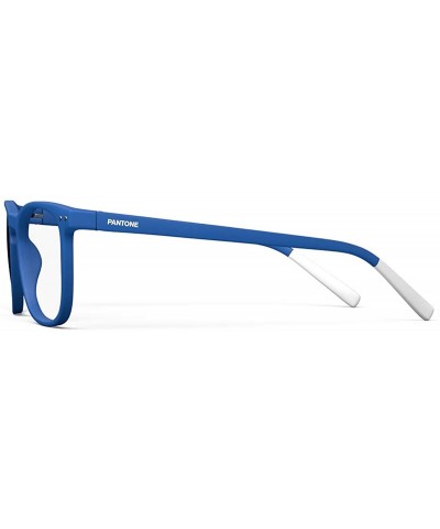Rectangular N Three Blue/Clear Lens Eyeglasses +2.00 - CP18G5Q3QMG $39.88