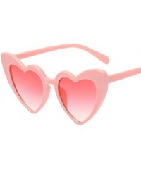 Cat Eye Heart Shaped Sunglasses for Women - Cat Eye Oversized UV Glasses Sun Glasses Vintage Party Heart Eyeglasses - D - C11...