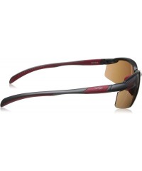 Sport G4018 Rimless Sunglasses - Matte Aluminum Black & Red - C511LDRAXFR $31.63