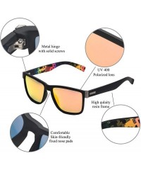Round Vintage Retro Polarized Sunglasses for Men and Women 100% UV Protection Driving Glasses - Y Lens - CR18YGD6NN0 $14.04
