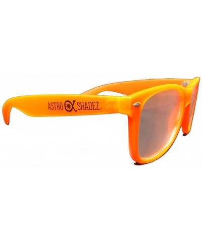 Wayfarer Diffraction 3D Rainbow Fireworks Prism Effect Glasses - Glow Orange - CX17YLTHQO7 $17.87