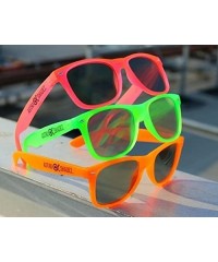 Wayfarer Diffraction 3D Rainbow Fireworks Prism Effect Glasses - Glow Orange - CX17YLTHQO7 $11.20