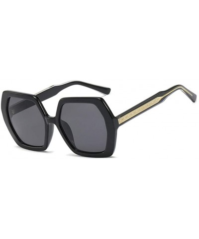 Goggle Square Calssic Oversized Sunglasses PC+CP Adjustable Frame Sun Glasses Luxury Brand Fashion Male Goggle UV400 - CK198K...