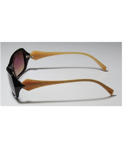 Goggle 6996k Womens/Ladies Designer Full-rim Gradient Lenses Sunglasses/Eyewear - Dark Brown / Beige - C211BOKEE9Z $15.96