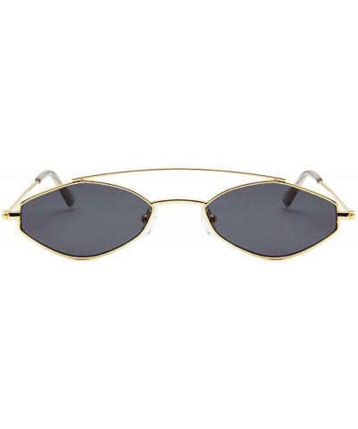 Shield Cute Sexy Ladies Cat Eye Sunglasses Women Metal Frame Fashion Vintage Gradient Sun Glasses UV400 Shades - CN198ZT37R2 ...