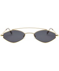 Shield Cute Sexy Ladies Cat Eye Sunglasses Women Metal Frame Fashion Vintage Gradient Sun Glasses UV400 Shades - CN198ZT37R2 ...