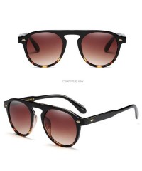 Oval Unisex Oversized Sunglasses Fashion Vintage Oval Frame Sunglasses Retro Eyewear Fashion Ladies Man (C) - C - CW18G8ULT82...