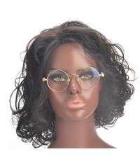 Round Vintage Hippie Retro Metal Round Circle Frame Clear Lens Sunglasses - Gold-clear - CK12NU1Q5GW $24.10
