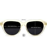 Square Women's Polarized Jackie O' New Classic Fashion Sunglasses - Multicoloured - C612E0DYN0R $27.85
