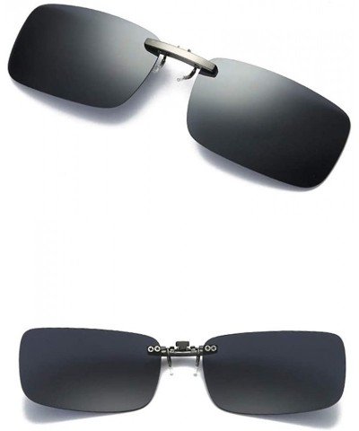 Aviator Aviator Sunglasses Detachable Driving Polarized - Gray - C718UL3CQO7 $9.40